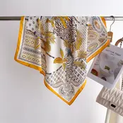 Goodies Label Sjaaltje Safari Boho Ochre 70 x 70 cm