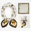Goodies Label Goodies Label Sjaaltje Botanical Charm Ivory 70 x 70 cm