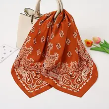 Goodies Label Sjaaltje Bandana Paisley Rust 70 x 70 cm