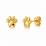 Goodies Stainless Steel Oorstuds Pootje – Goud