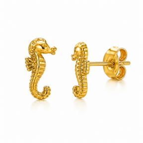 Stainless Steel Studs Zeepaardje