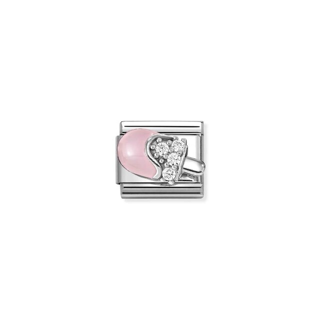 NOMINATION COMPOSABLE CLASSIC SYMBOL PINK ICECREAM WHITE 330328/20