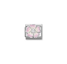 NOMINATION COMPOSABLE CLASSIC SIMBOL FLOWER PINK/WHITE 330321/17