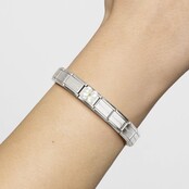 NOMINATION COMPOSABLE CLASSIC STONE SYMBOLS FLOWER WHITE MOTHER OF PEARL 030521/02