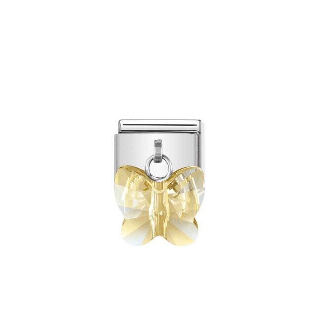 NOMINATION COMPOSABLE CLASSIC CRYSTAL BUTTERFLIES GOLD 030604/28