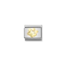 Nomination Link - 030149-44- Classic SYMBOLS - Diamond-Coated Dog Footprint