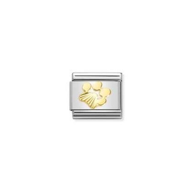 Nomination Link - 030149-44- Classic SYMBOLS - Diamond-Coated Dog Footprint