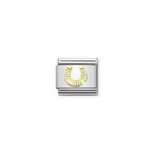 Nomination Link - 030149-53- Classic SYMBOLS - Diamond-Coated Horseshoe