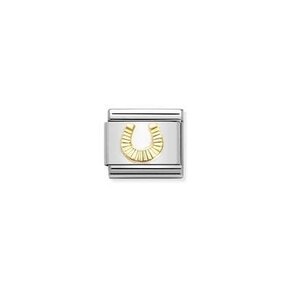 Nomination Link - 030149-53- Classic SYMBOLS - Diamond-Coated Horseshoe