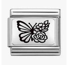 Nomination Link - 330111-22 - Classic PLATES - Butterfly Flowers