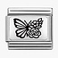 Nomination Nomination Link - 330111-22 - Classic PLATES - Butterfly Flowers