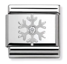 Nomination Link - 330313/02 - Classic CHRISTMAS - White Snowflake