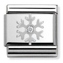 Nomination Link - 330313/02 - Classic CHRISTMAS - White Snowflake