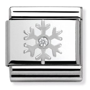 Nomination Link - 330313/02 - Classic CHRISTMAS - White Snowflake