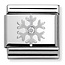 Nomination Nomination Link - 330313/02 - Classic CHRISTMAS - White Snowflake