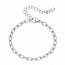 Goodies Goodies Label Stainless Steel Schakelarmband Zilverkleurig 15 + 5 cm