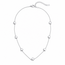 Goodies Label Goodies Label Stainless Steel Hartjes Ketting Zilverkleurig 40 + 5 cm