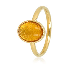 Ovale Ring met Edelsteen • Citrien