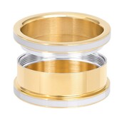 iXXXi basisring Warm Grey 10mm Goud