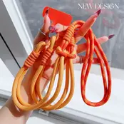 Telefoonkoord Oranje