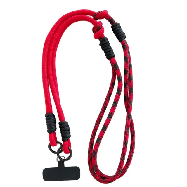 Telefoonkoord Rood zwart