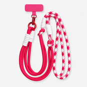 Telefoonkoord Wit rood