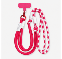 Telefoonkoord Wit rood