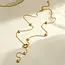 Goodies Label Goudkleurige Stainless Steel Hartjes Y-Ketting | Goodies