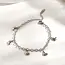 Goodies Label Zilverkleurige Stainless Steel Armband met Hartjes | Goodies
