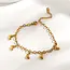 Goodies Label Goudkleurige Stainless Steel Armband met Hartjes | Goodies