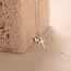 Goodies Label Zilverkleurige Stainless Steel Ketting met Hart & Kruis | Goodies