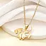 Goodies Label Goudkleurige Stainless Steel Teckel Ketting 50 cm | Goodies