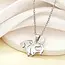 Goodies Label Zilverkleurige Stainless Steel Teckel Ketting 50 cm | Goodies