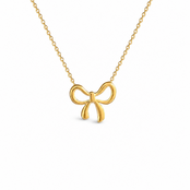Goudkleurige Stainless Steel Strik Ketting | Goodies