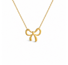 Goudkleurige Stainless Steel Strik Ketting | Goodies