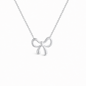 Zilverkleurige Stainless Steel Strik Ketting | Goodies