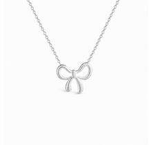 Zilverkleurige Stainless Steel Strik Ketting | Goodies