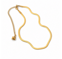 Goudkleurige Stainless Steel Korte Ketting 38 cm | Goodies