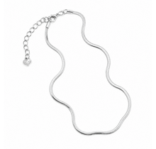 Zilverkleurige Stainless Steel Korte Ketting 38 cm | Goodies