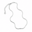 Goodies Label Zilverkleurige Stainless Steel Korte Ketting 38 cm | Goodies