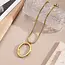 Goodies Label Goudkleurige Stainless Steel Statement Ketting 45 cm | Goodies