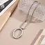Goodies Label Zilverkleurige Stainless Steel Statement Ketting 45 cm | Goodies