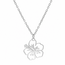 Goodies Label Zilverkleurige Stainless Steel Hibiscus Ketting 50 cm | Goodies