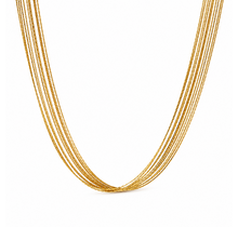 Goudkleurige Stainless Steel Multi-Strand Ketting 34 + 8 cm | Goodies