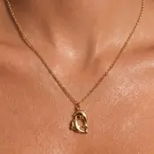 Goudkleurige Stainless Steel Dolfijnen Ketting 38 + 5 cm | Goodies