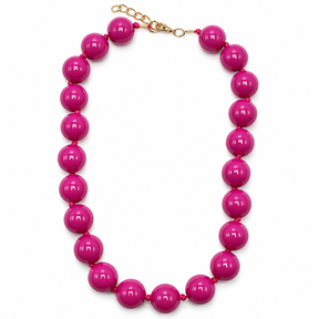 Fuchsia Kralenketting Statement | Goodies