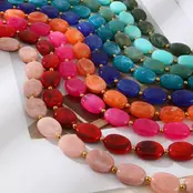 Rode Resin Kralenketting met Stainless Steel 38 + 5 cm | Goodies