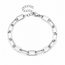 Goodies Label Zilverkleurige Stainless Steel Schakelarmband 18 + 5 cm | Goodies
