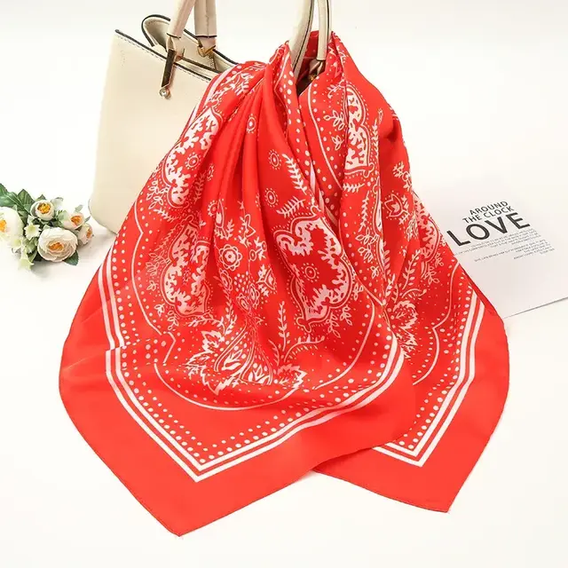 Red Paisley Sjaal