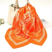 Oranje Paisly Sjaal